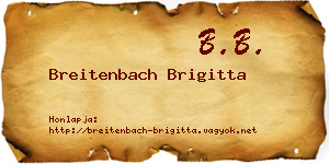 Breitenbach Brigitta névjegykártya